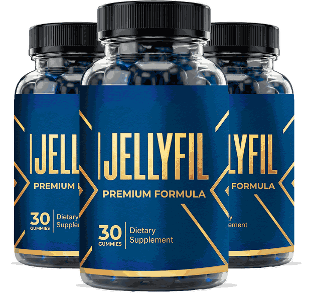 JellyFil men's vitality gummies, three-bottle pack
